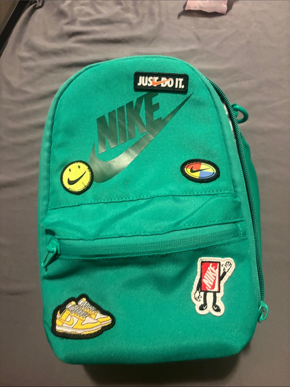 Nike Teal Patch Detail Kids Backpack